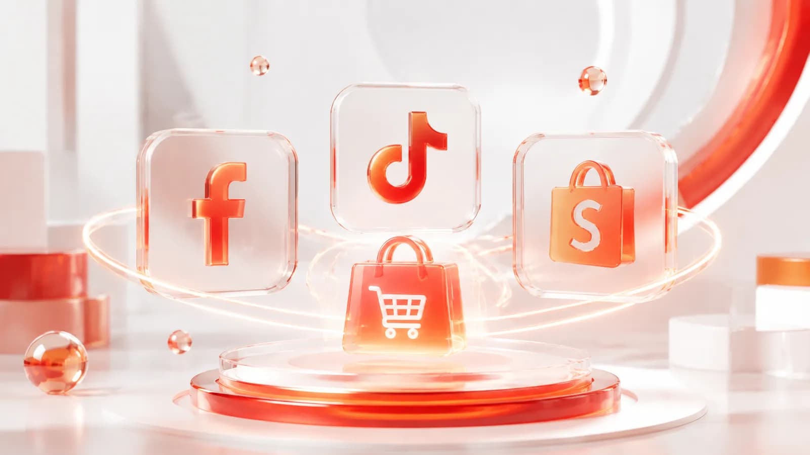 Sơ đồ so sánh hành vi mua sắm của người dùng trên Facebook, TikTok Shop và Shopee