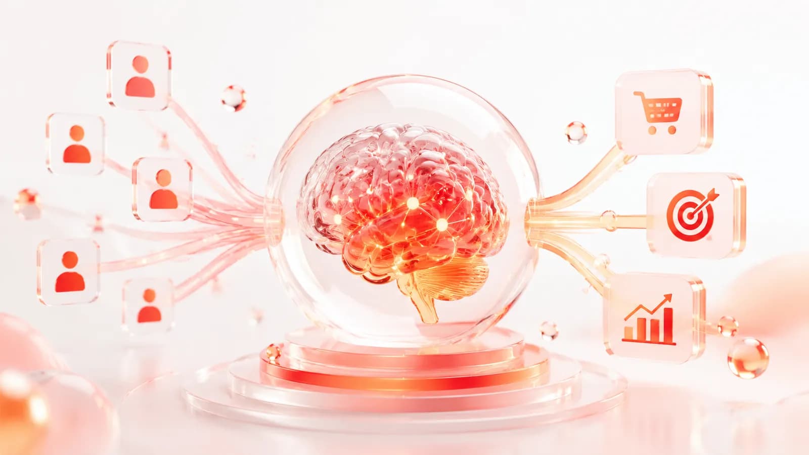 Sơ đồ cơ chế hoạt động của thuật toán Machine Learning trong hệ thống quảng cáo Meta Ads