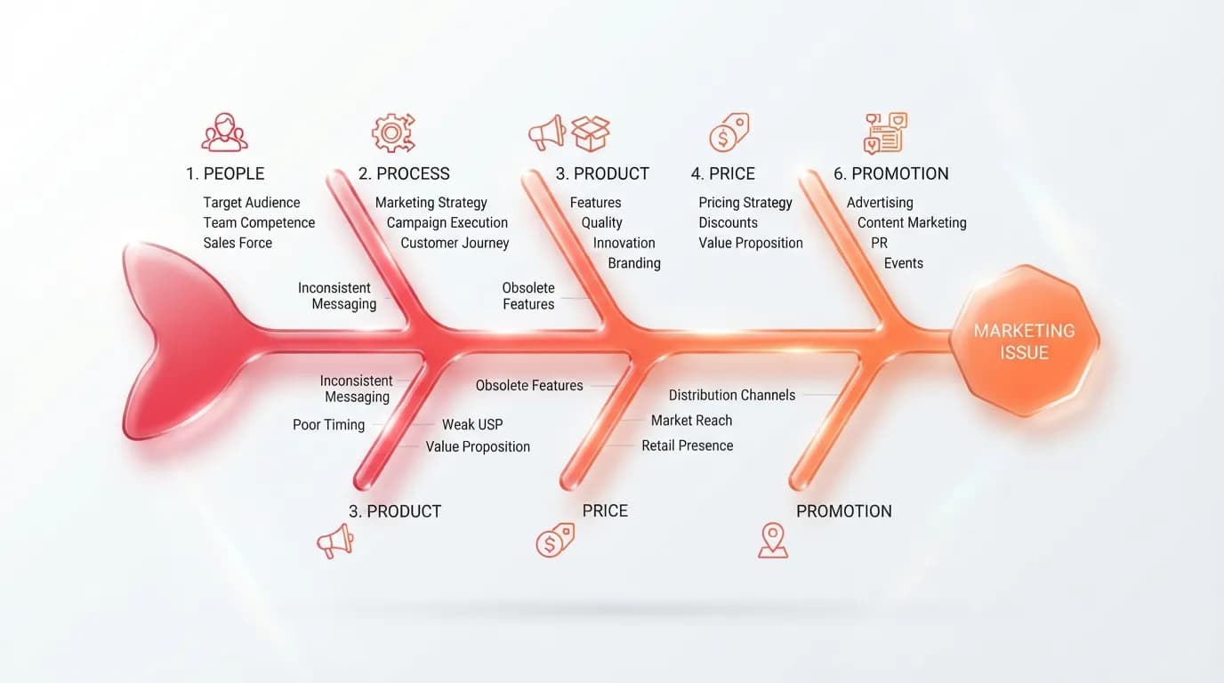 Sơ Đồ Xương Cá Ishikawa Trong Marketing: Mô Hình & Ví Dụ