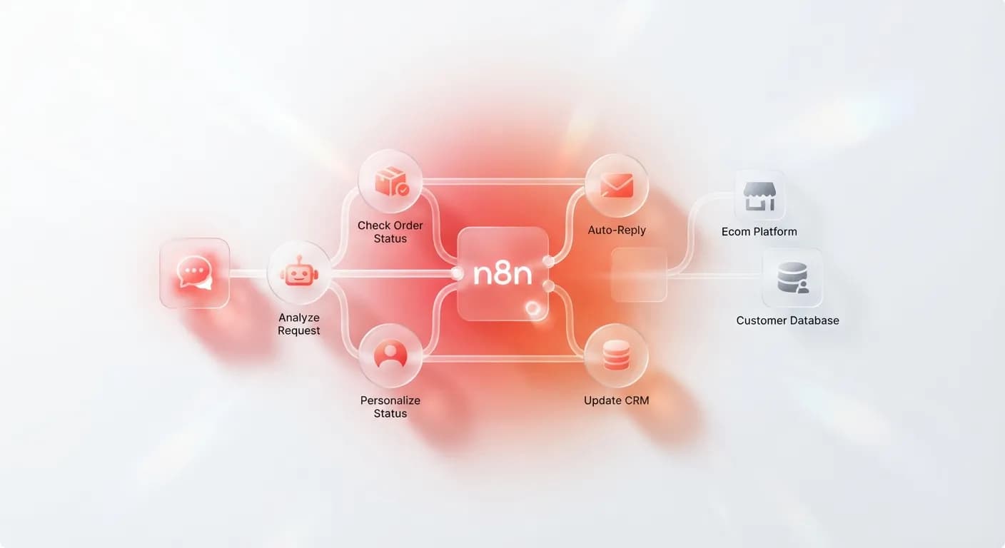 Ứng dụng n8n chăm sóc khách hàng Ecom tự động hóa quy trình vận hành thương mại điện tử