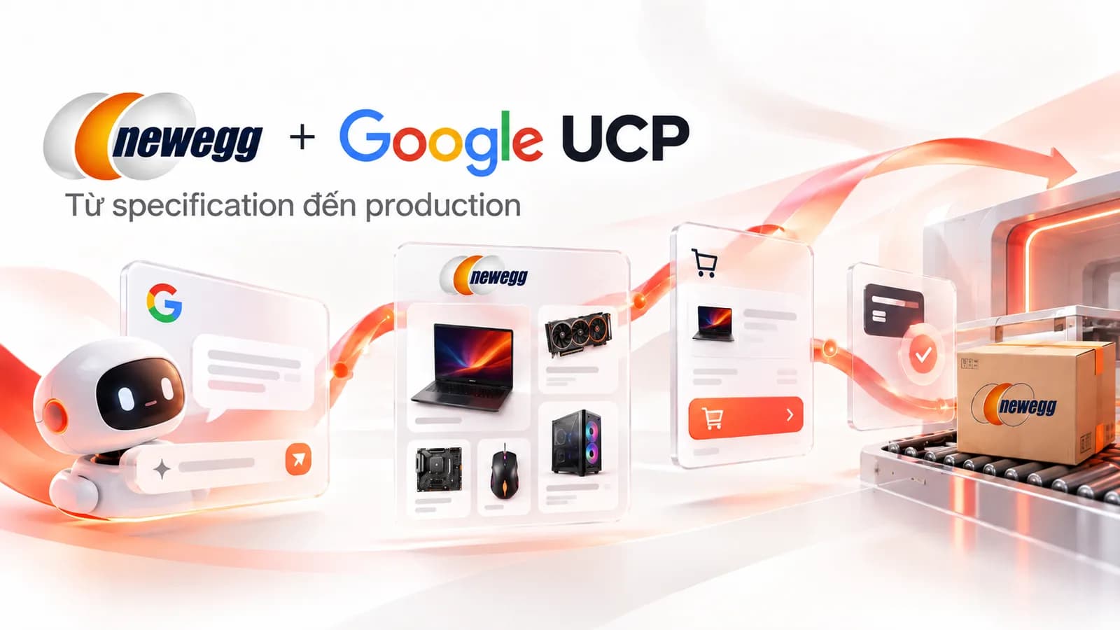 Newegg UCP Checkout: UCP đã bước vào production