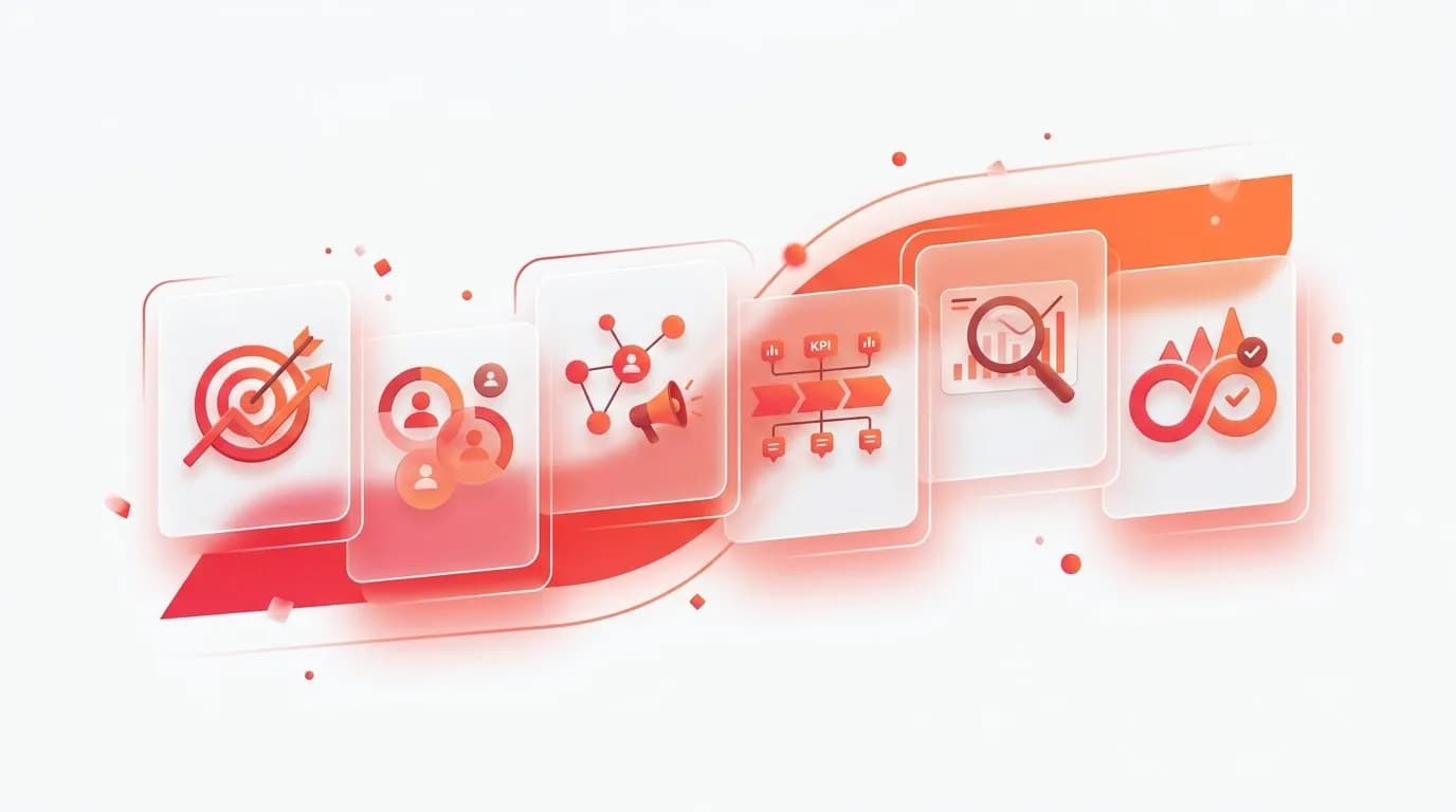 Sơ đồ lập plan marketing performance toàn diện và quy trình thực thi hiệu quả