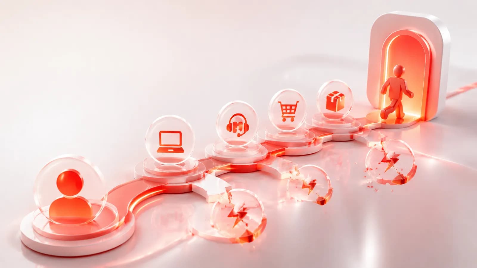 Sơ đồ phân tích các điểm chạm Touchpoint trong hành trình trải nghiệm của khách hàng