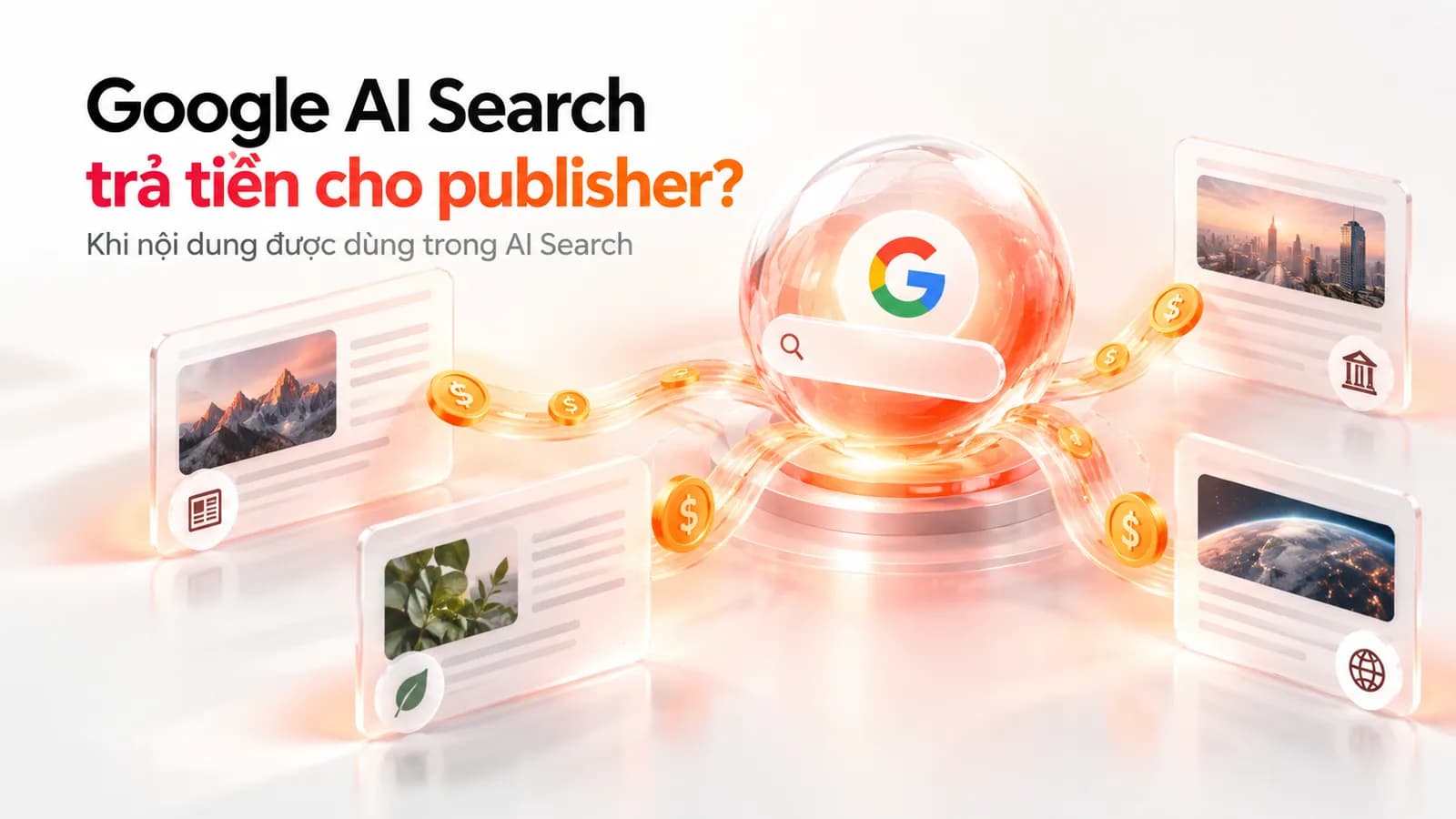 Google AI Search bắt đầu trả tiền cho publisher? Lên tới cả triệu $?
