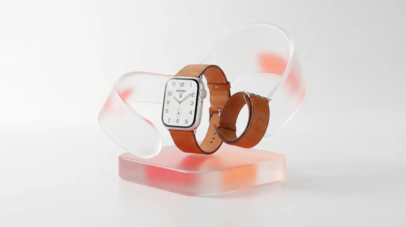 Chiến lược định vị thương hiệu song hành, Apple hợp tác sản xuất dây đeo cùng Hermès