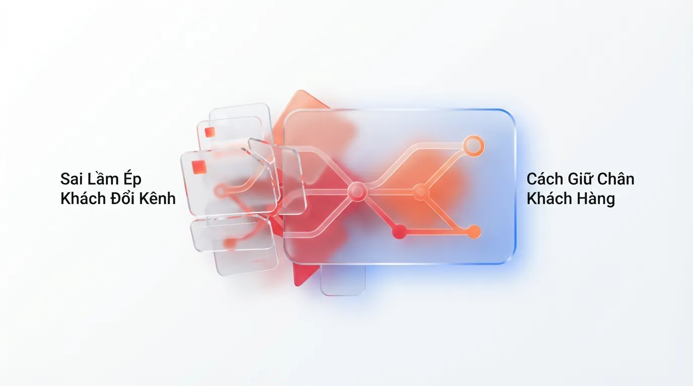 Sai Lầm Ép Khách Đổi Kênh Và Cách Giữ Chân Khách Hàng