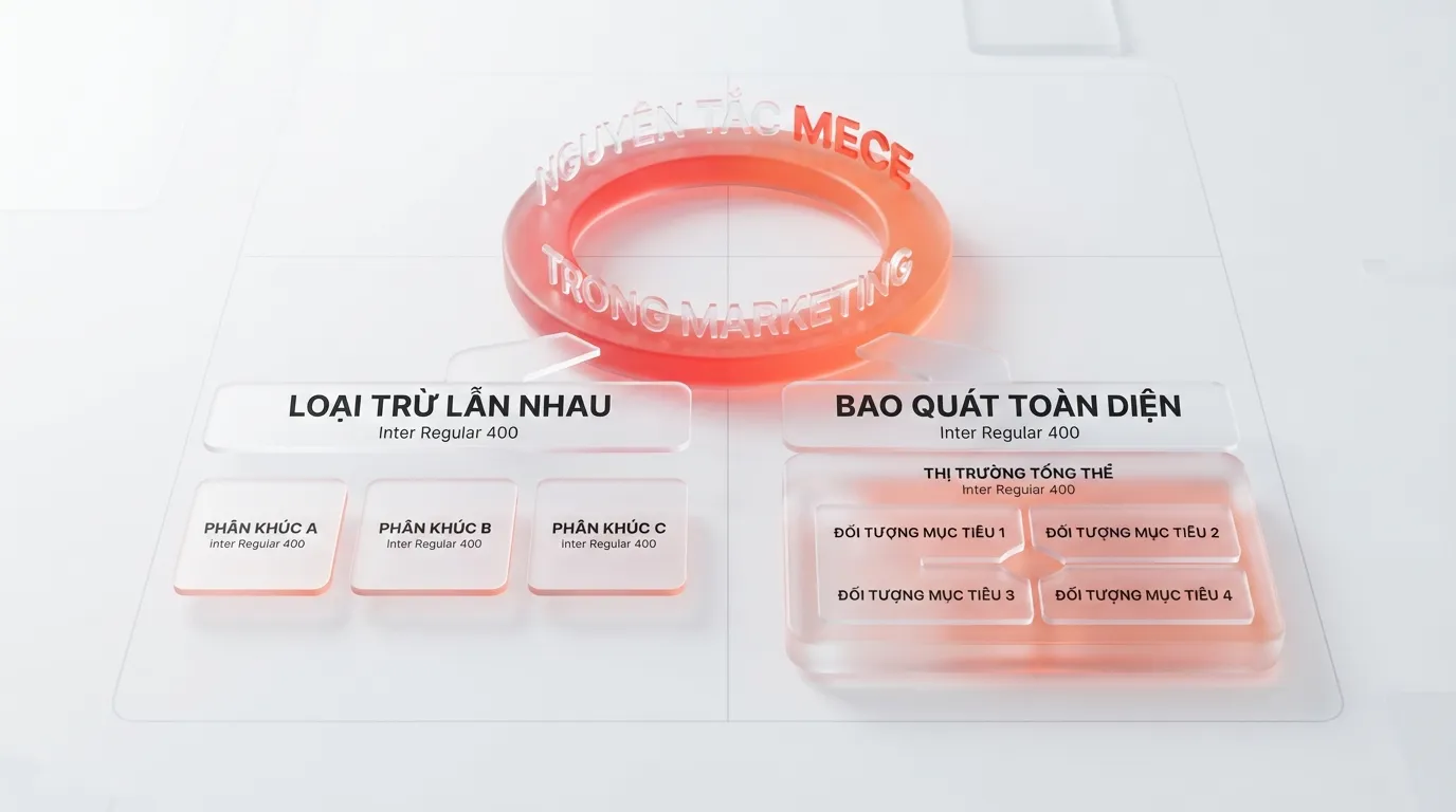 Sơ đồ nguyên tắc MECE trong marketing