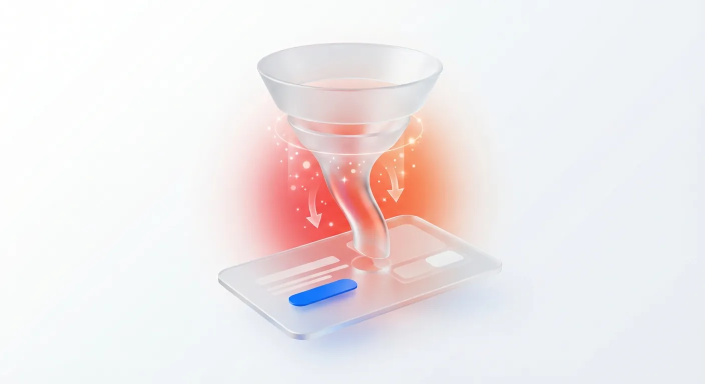 Sơ đồ ứng dụng funnel trong landing page qua ba giai đoạn TOFU, MOFU, BOFU